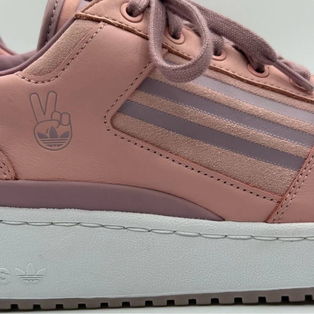 Adidas Forum Low Pink Suede Womens Sneakers Size 10